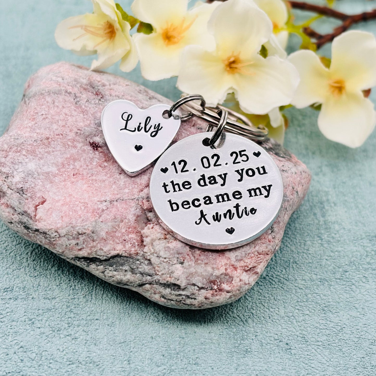 'The Day You Became My Auntie' Keyring