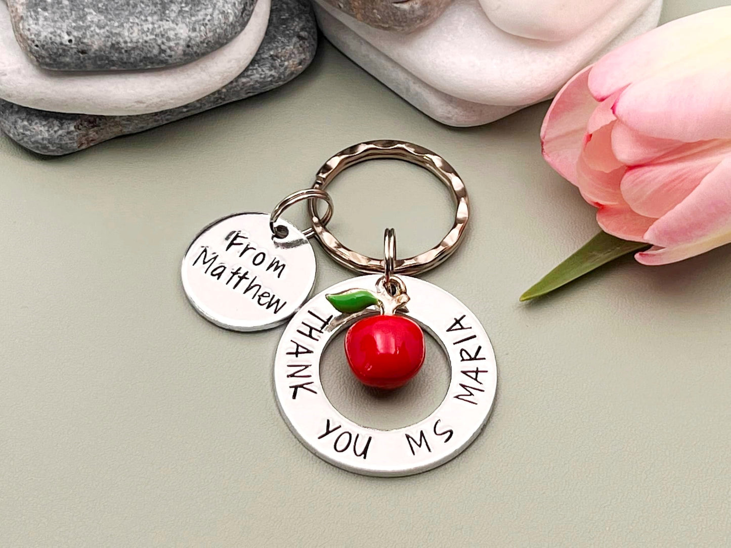 'Thank You Teacher' Keyring