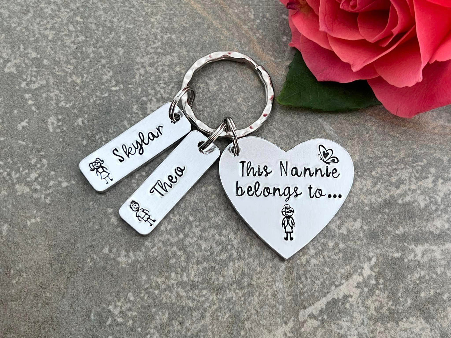 'This Nanny Belongs To' Keyring