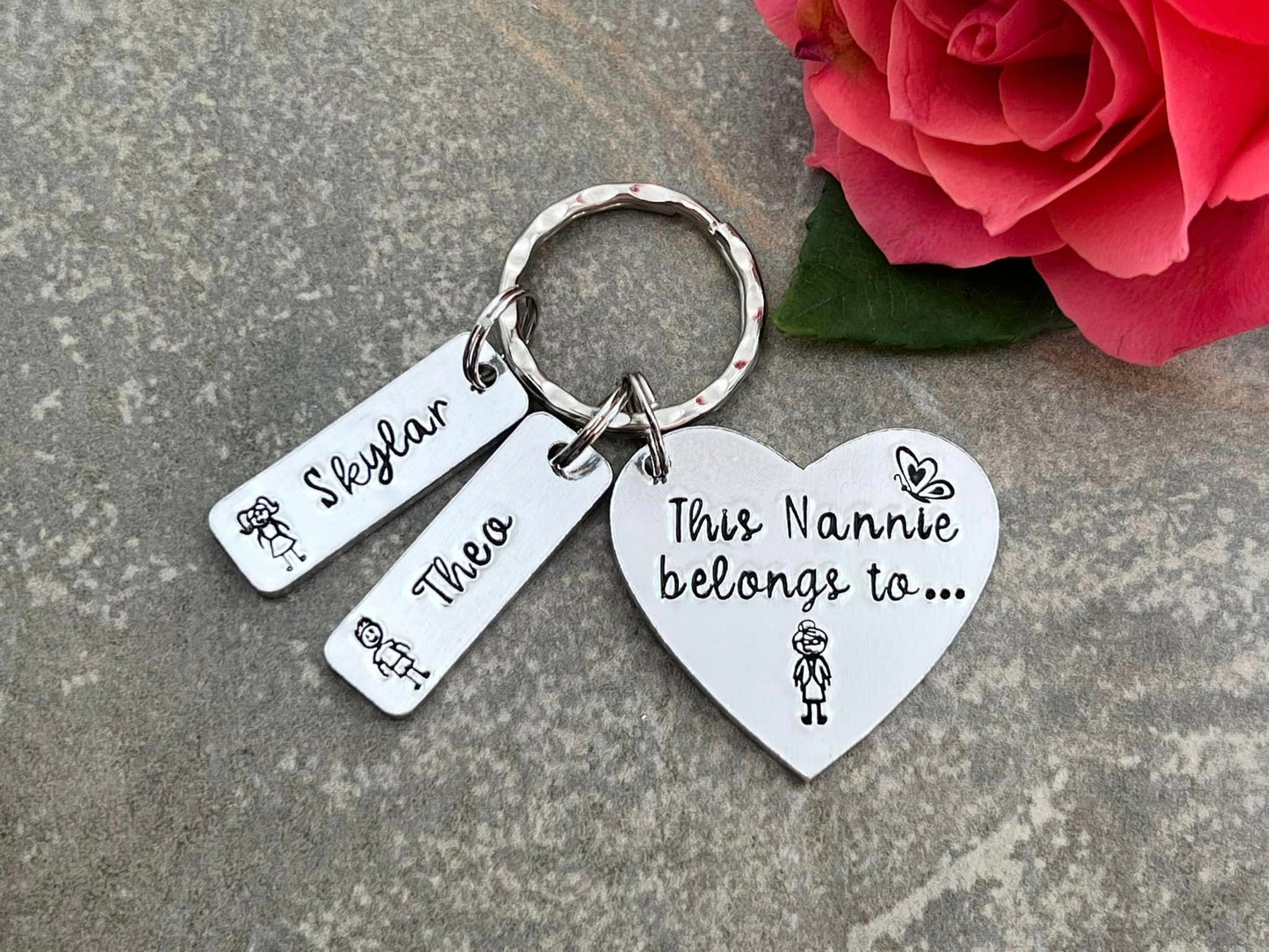 'This Nanny Belongs To' Keyring