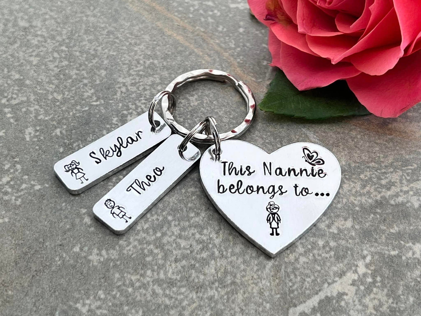 'This Nanny Belongs To' Keyring