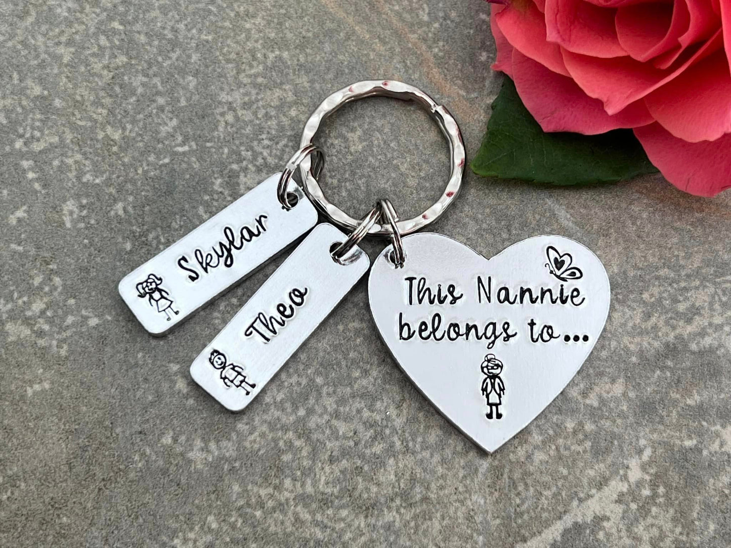'This Nanny Belongs To' Keyring
