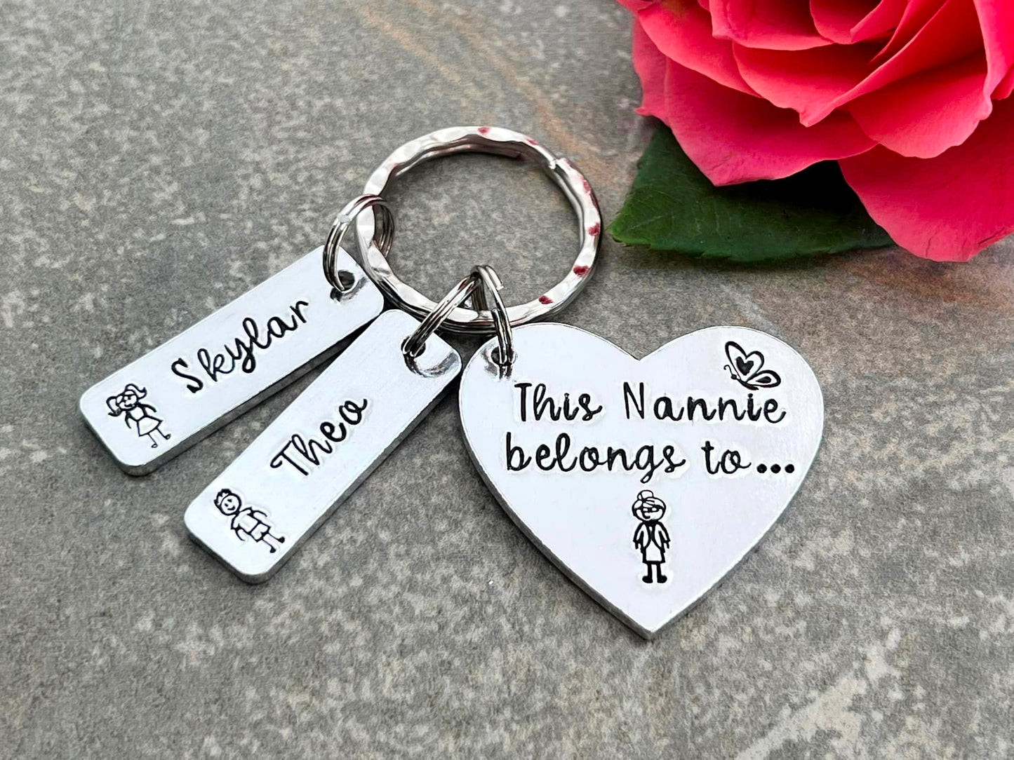 'This Nanny Belongs To' Keyring