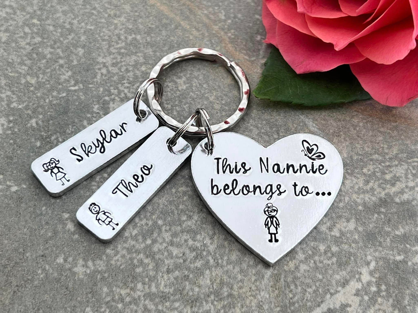 'This Nanny Belongs To' Keyring