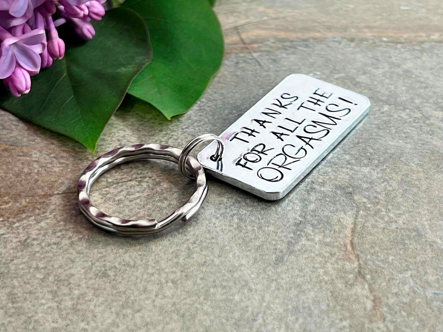 'Thanks for all the Orgasms' Keyring