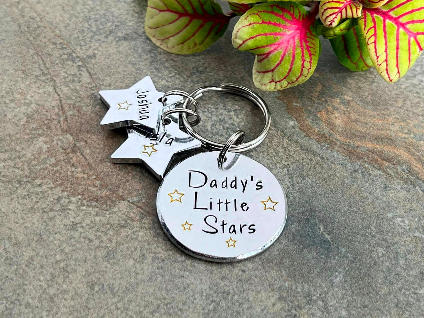 'Daddy's little stars' Keyring