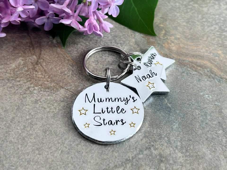 'Mummy's Little Stars' Keyring