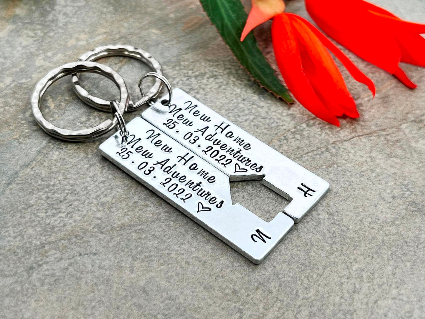 New Home New Adventures Keyring Set