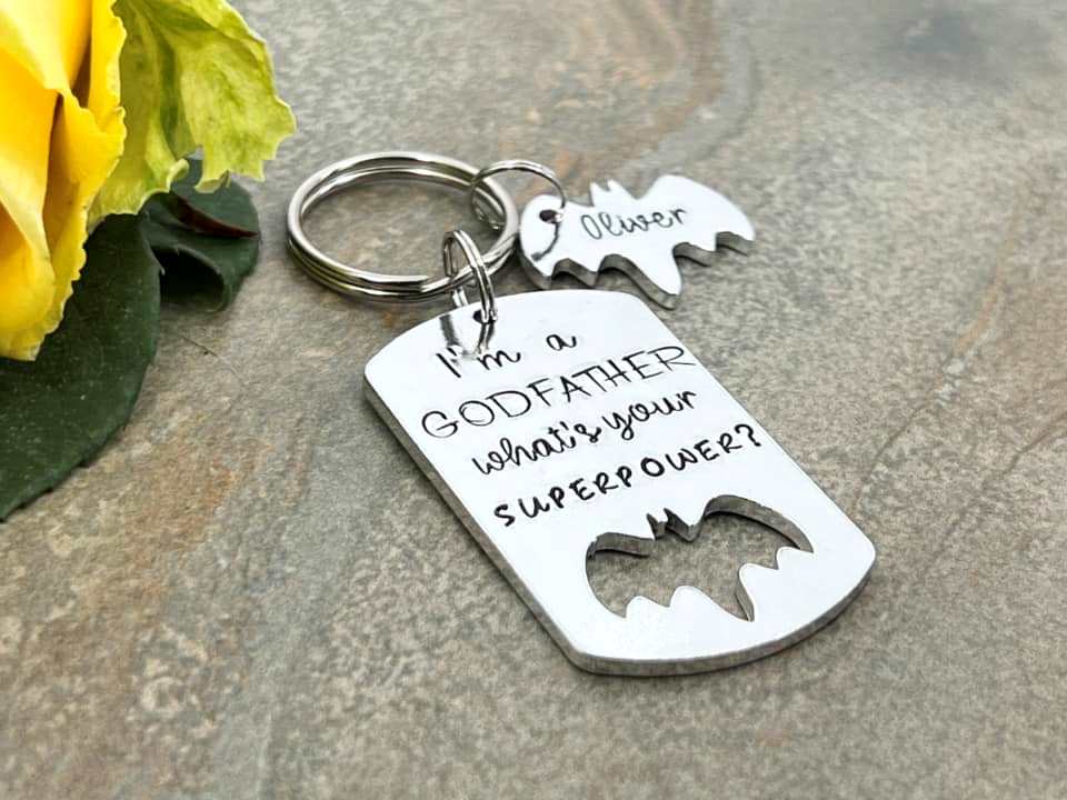 'I'm a Godfather What's Your Superpower' Keyring