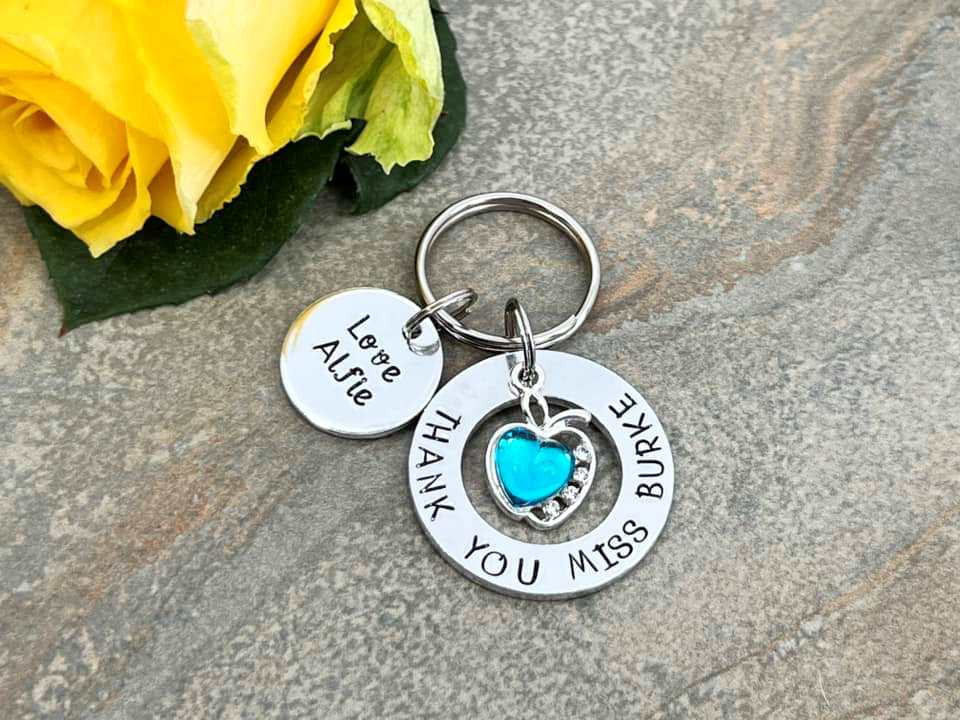 'Thank you Teacher' Teacher's Keyring