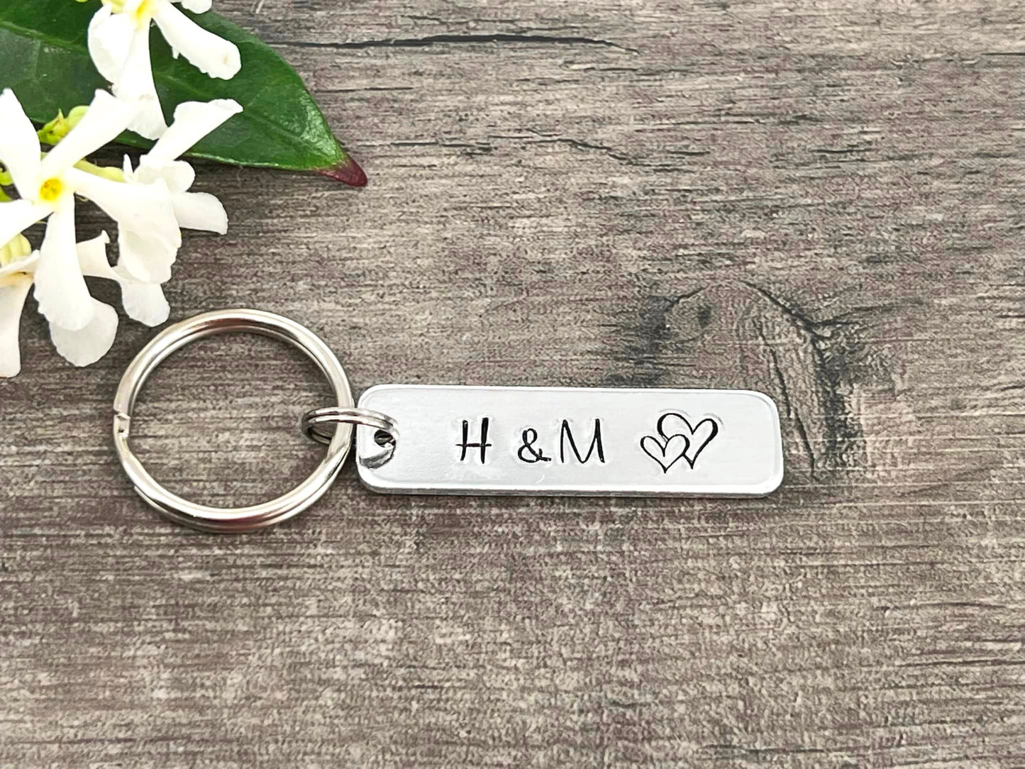 Initial Couple's Keyring