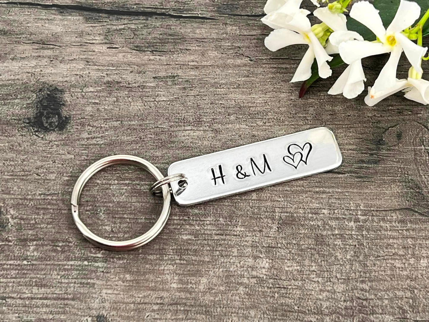Initial Couple's Keyring