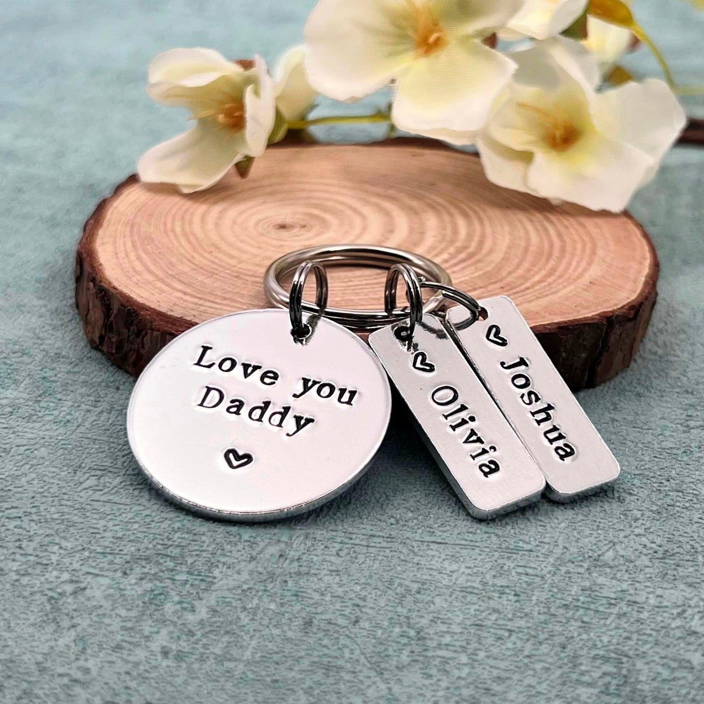 'Love You Daddy' Keyring
