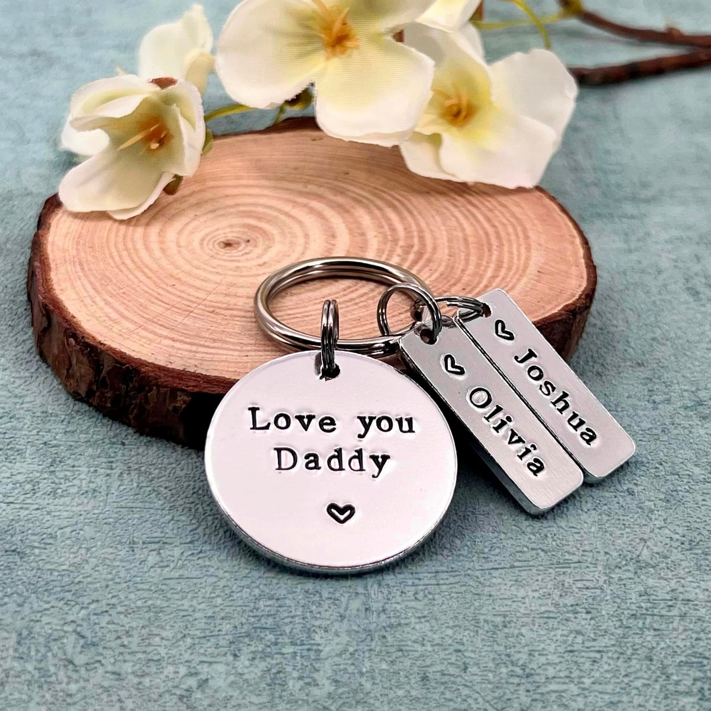 'Love You Daddy' Keyring