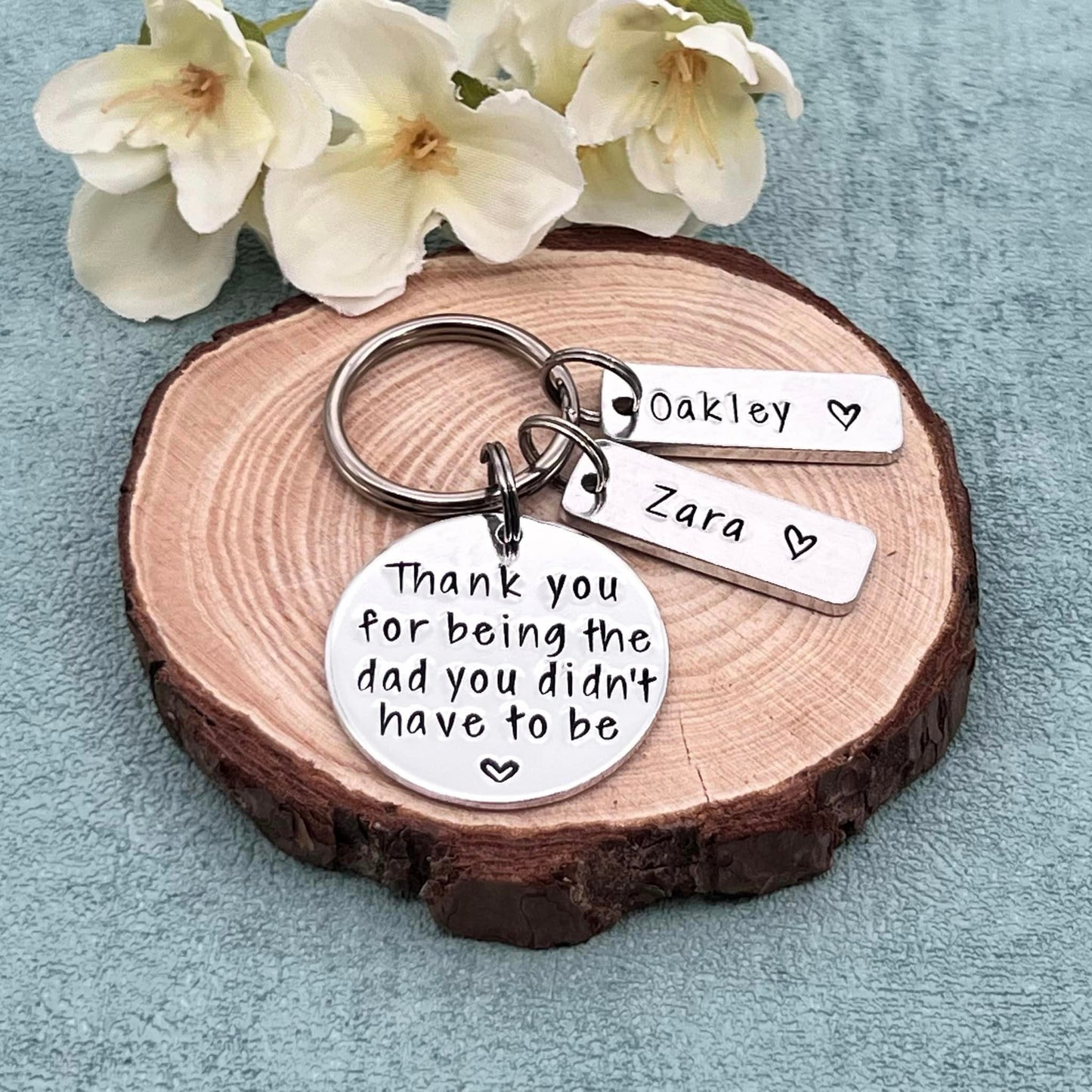 Personalised Stepdad Keyring