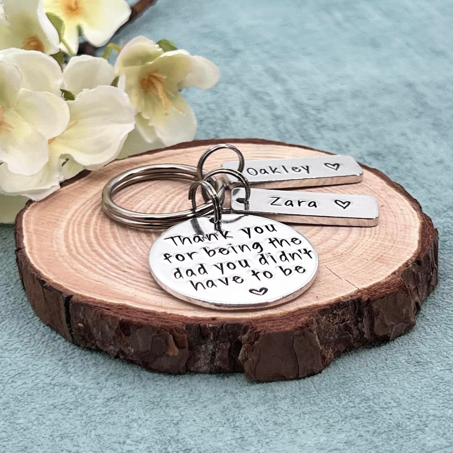 Personalised Stepdad Keyring