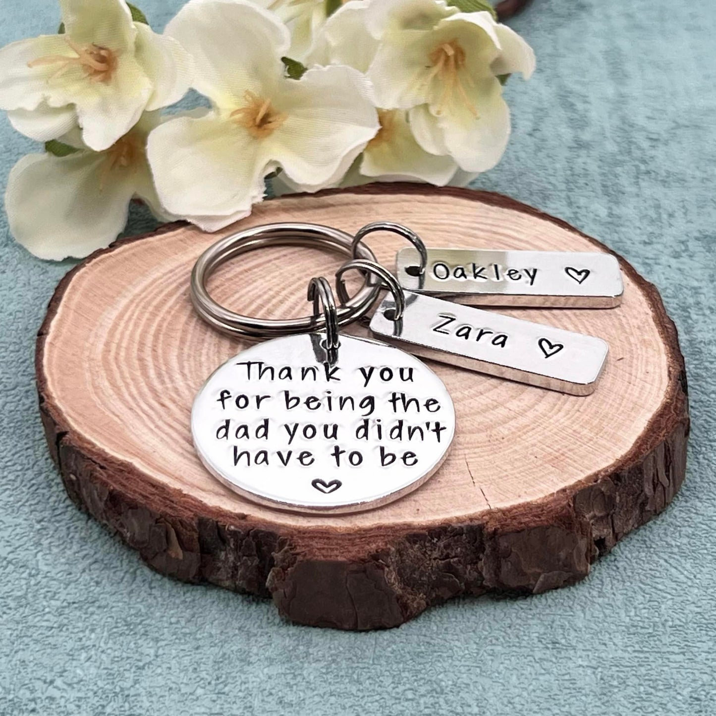 Personalised Stepdad Keyring