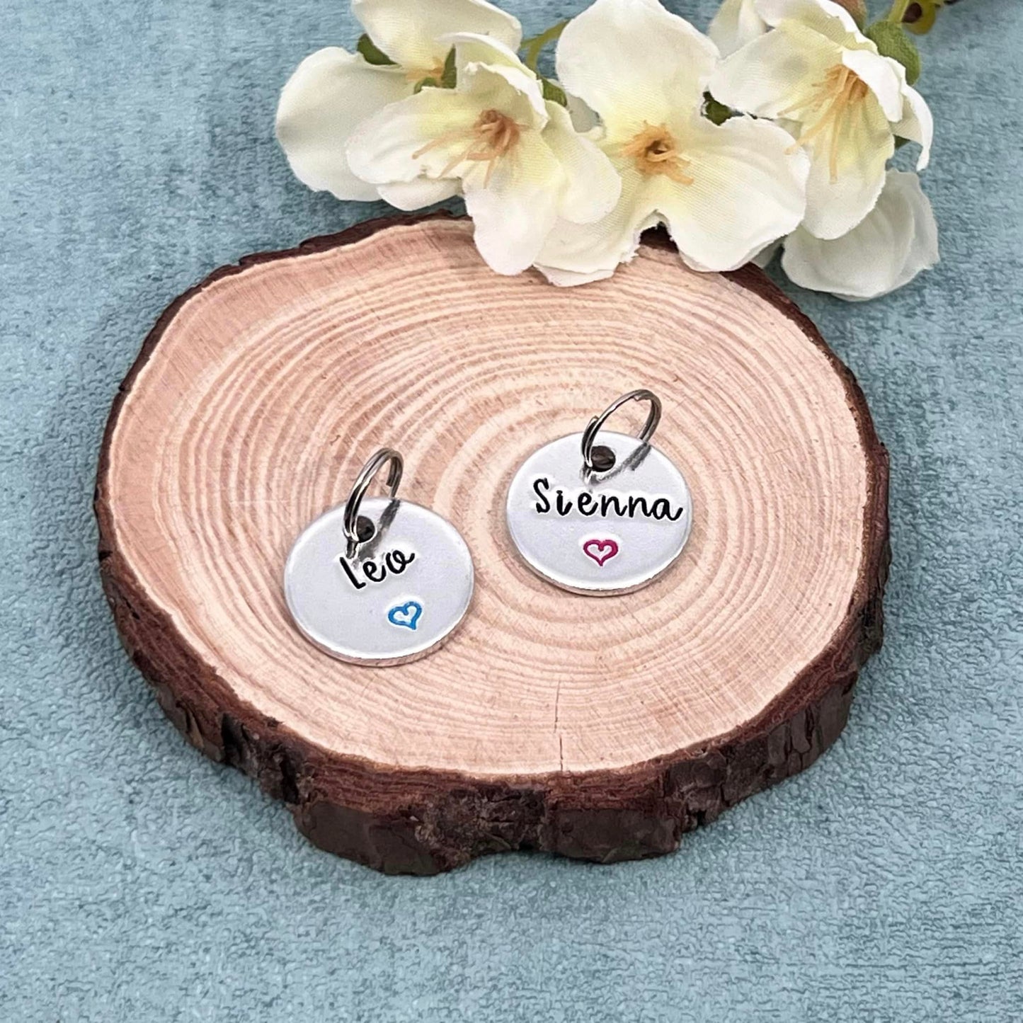 Additional round tag for This nanny belongs to keyring for previous customers only