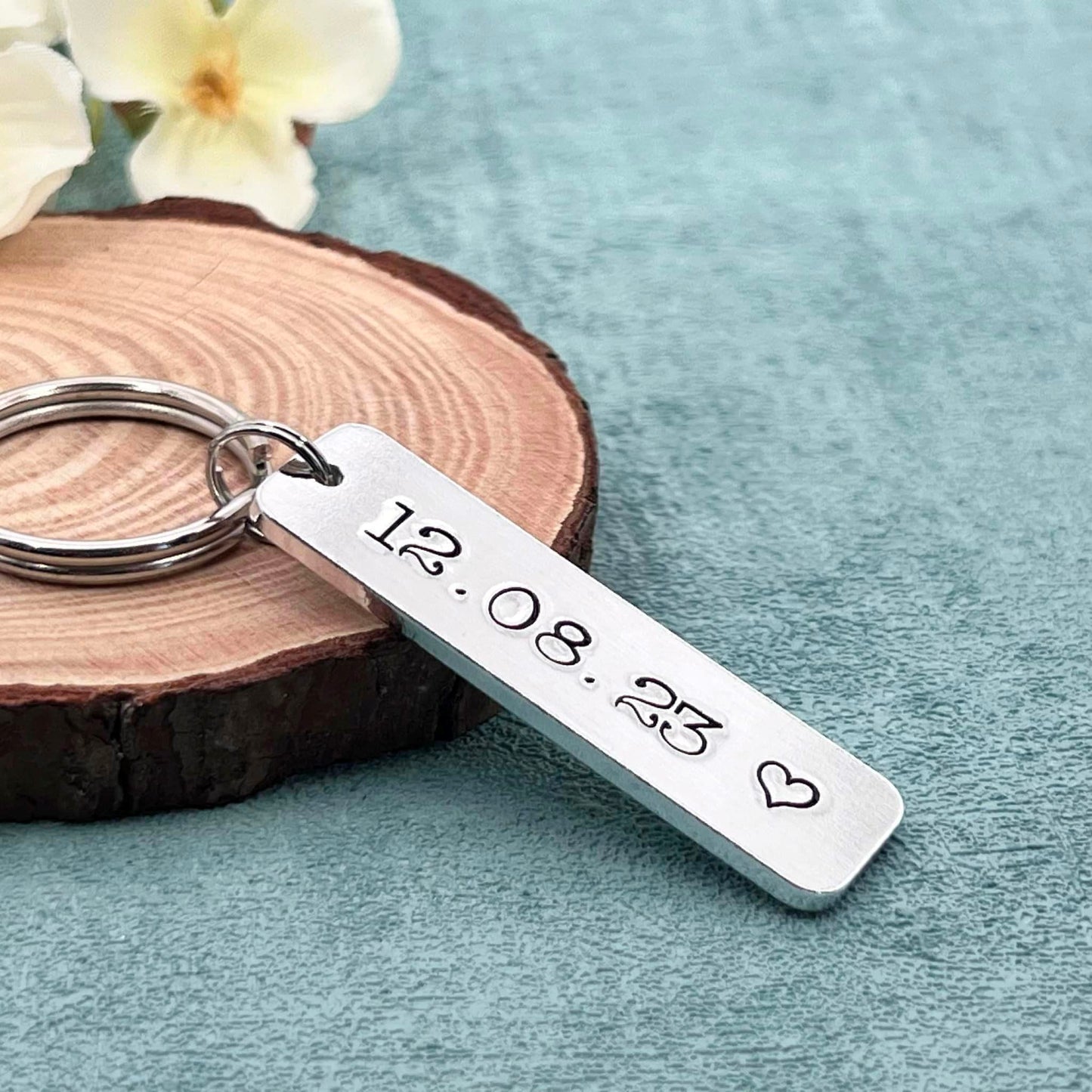 Special Date Couple's Keyring