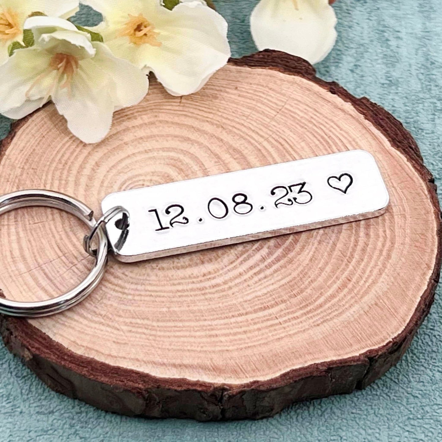Special Date Couple's Keyring