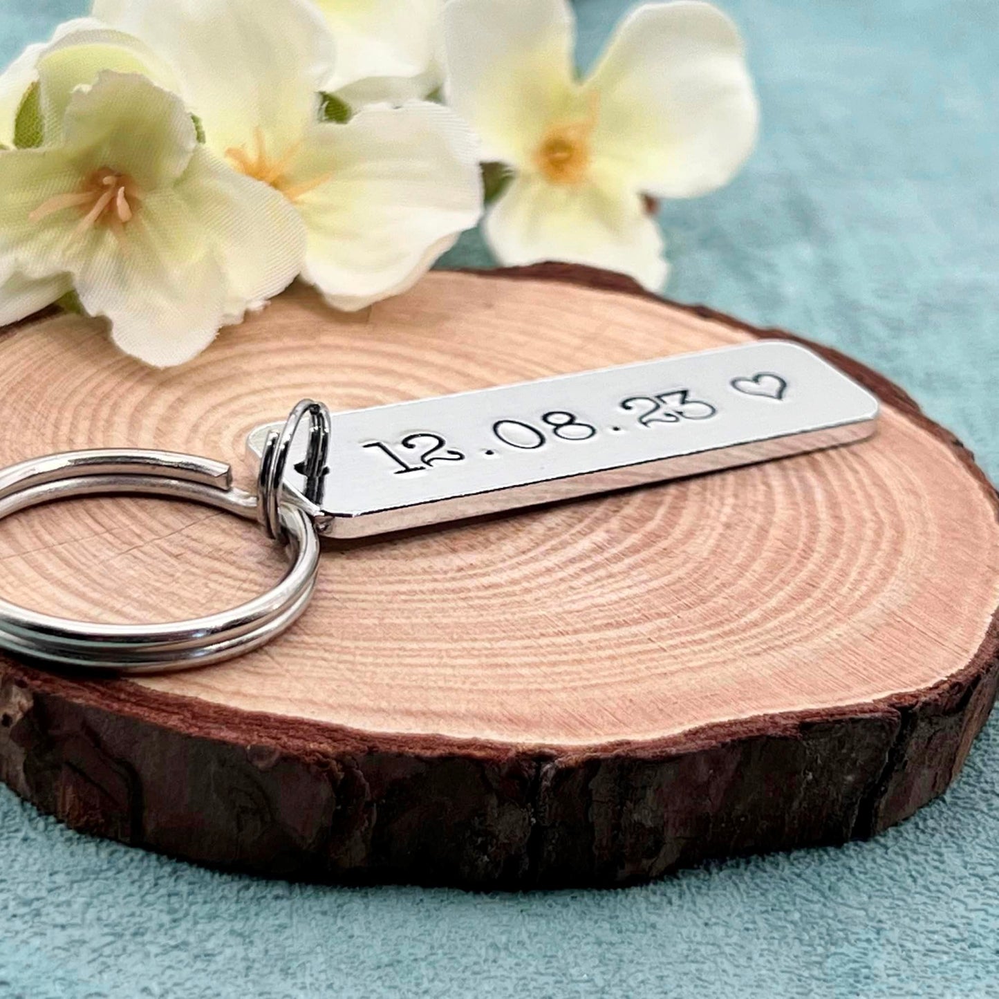 Special Date Couple's Keyring