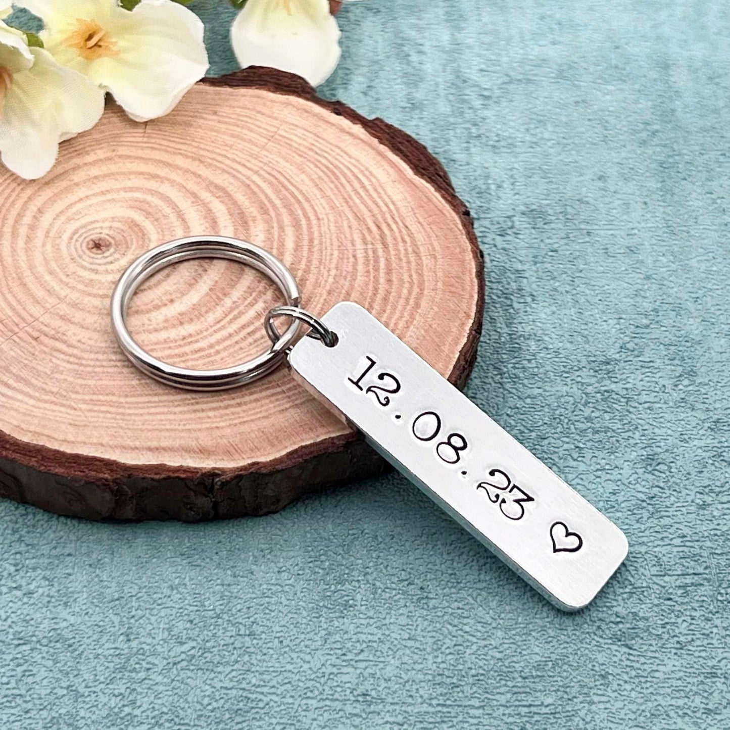 Special Date Couple's Keyring