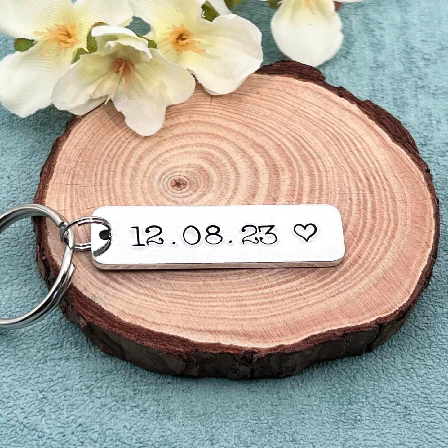 Special Date Couple's Keyring