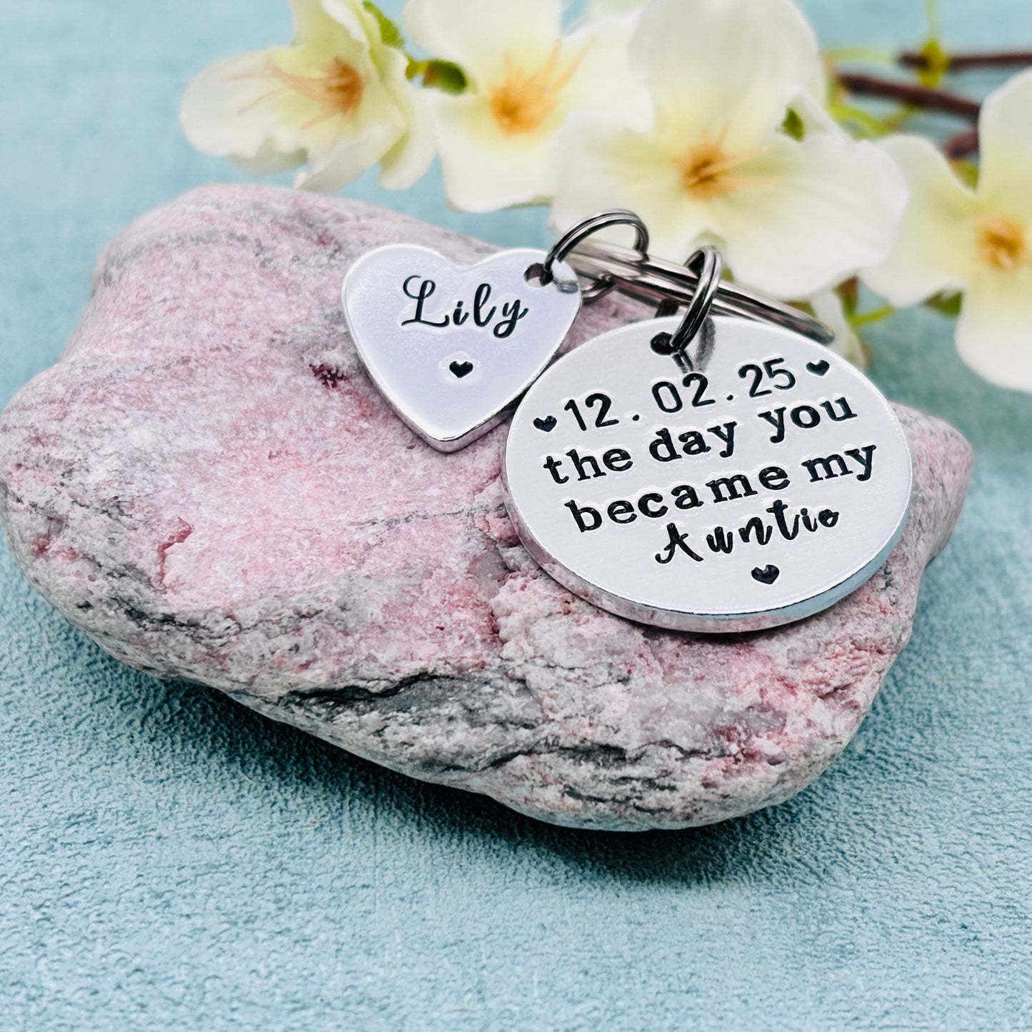 'The Day You Became My Auntie' Keyring