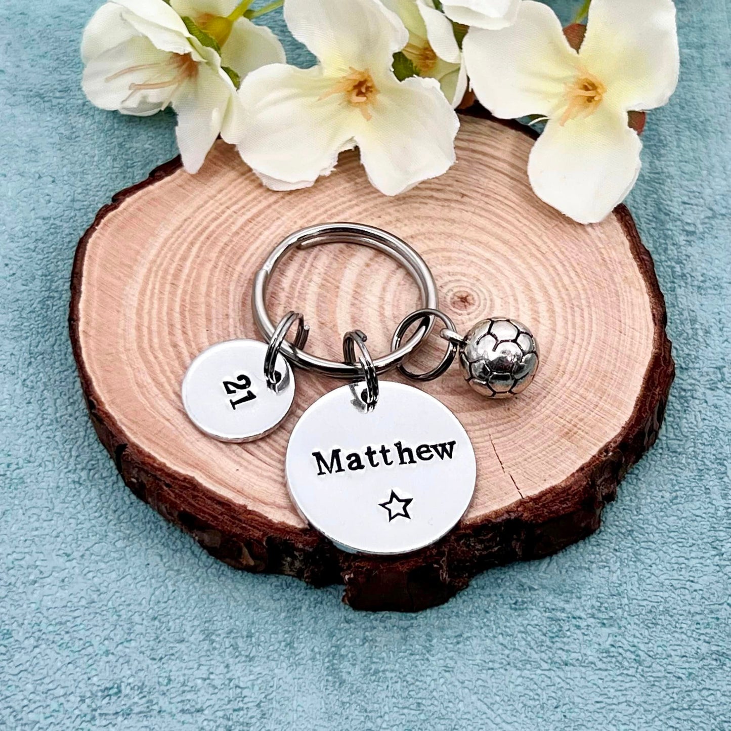 Mens Birthday Keyring
