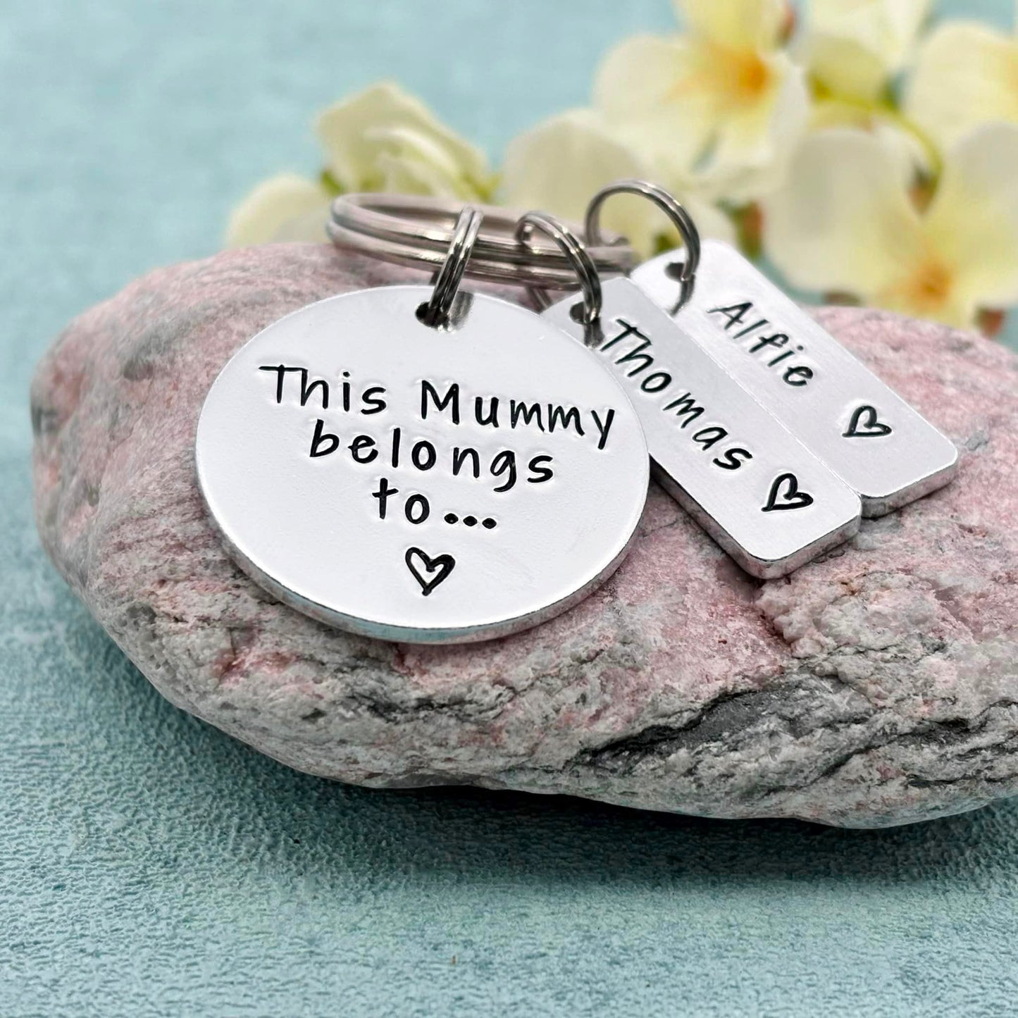 'This Mummy Belongs To' Keyring
