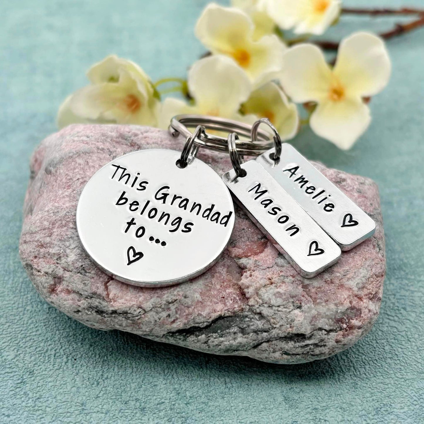 'This Grandad Belongs To' Keyring