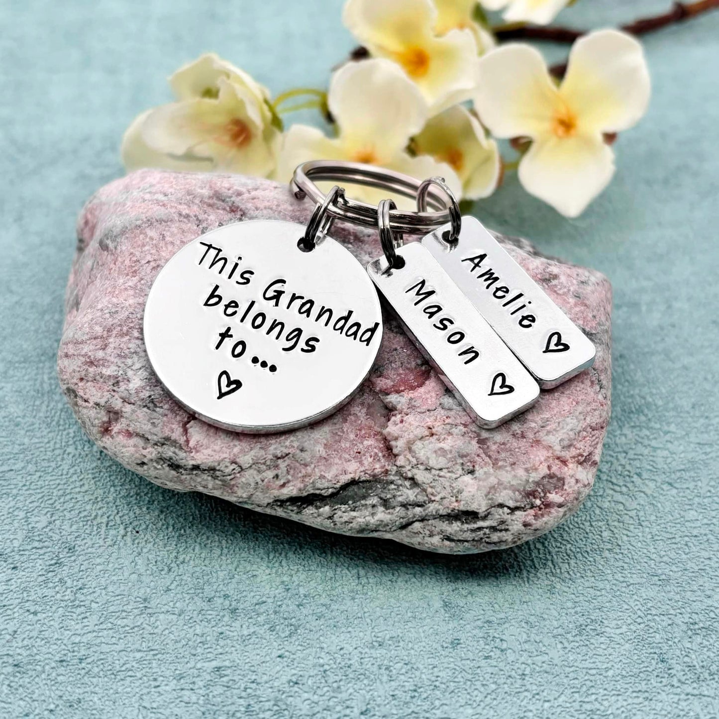 'This Grandad Belongs To' Keyring