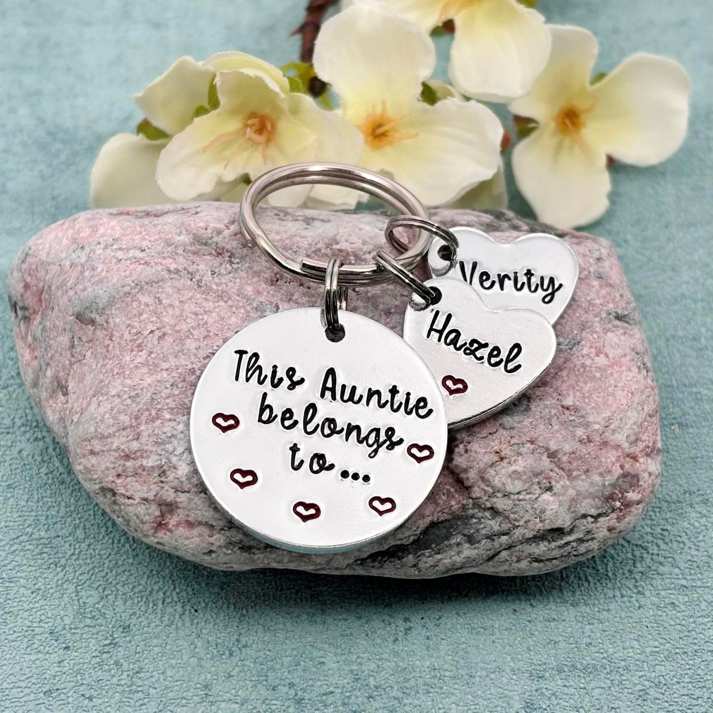 'This Auntie Belongs To' Keyring