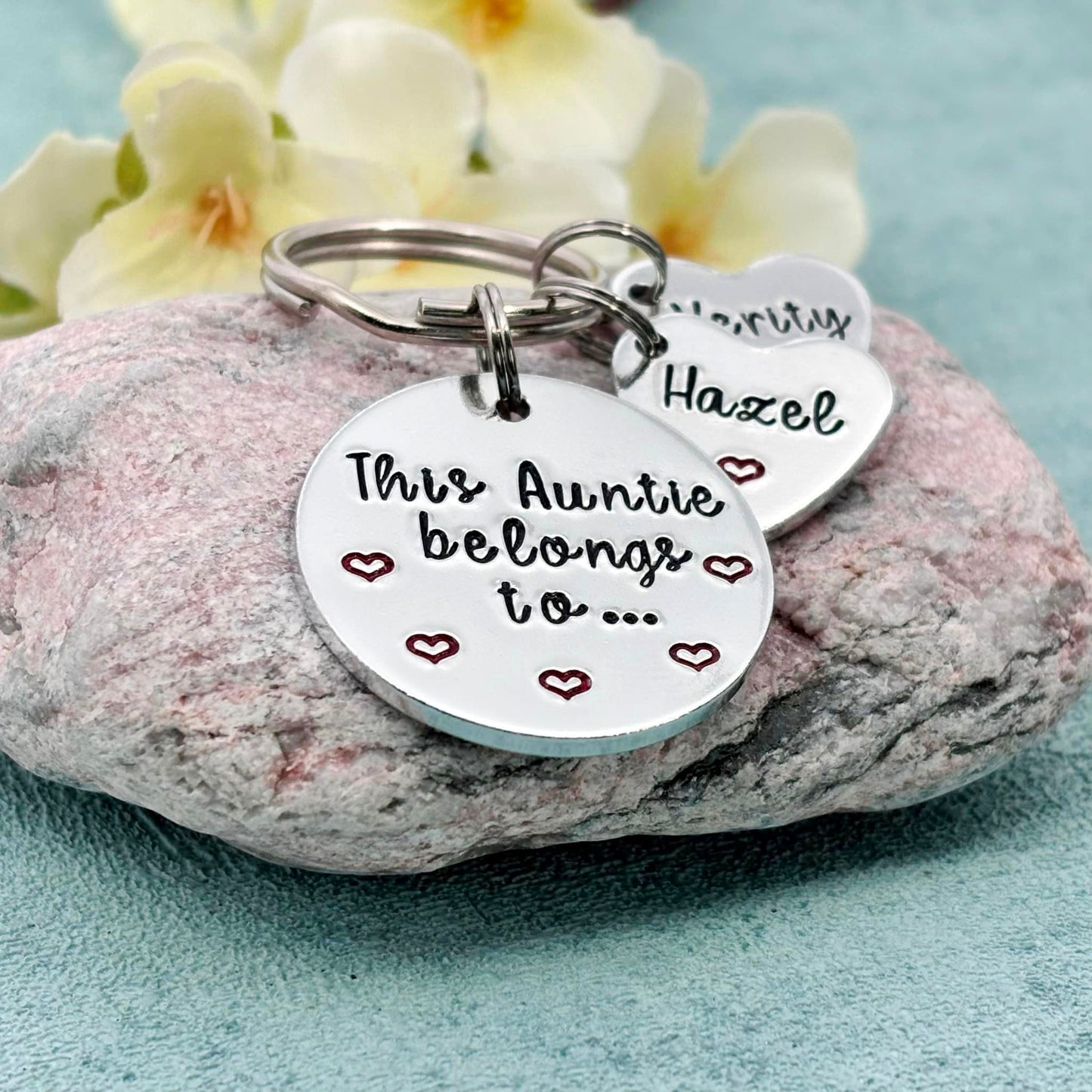 'This Auntie Belongs To' Keyring
