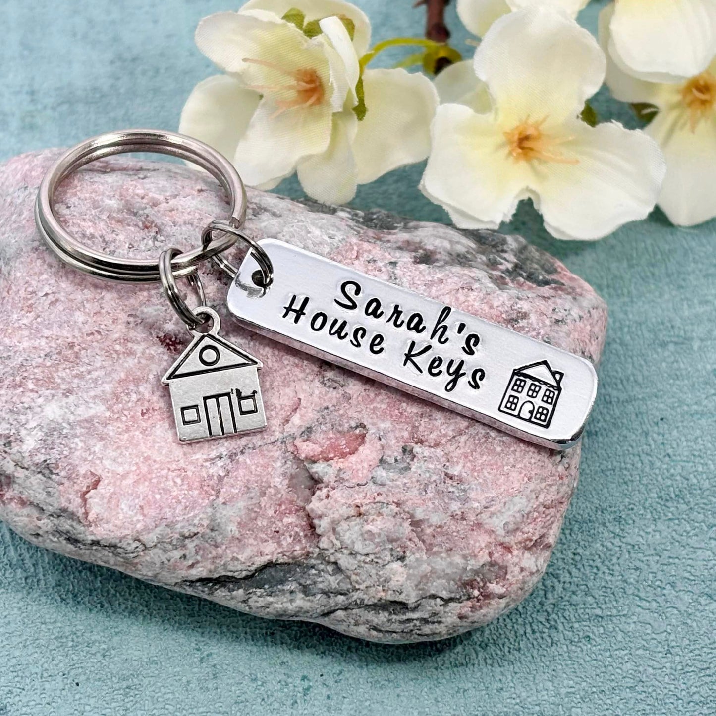 Personalised House Keys Keyring