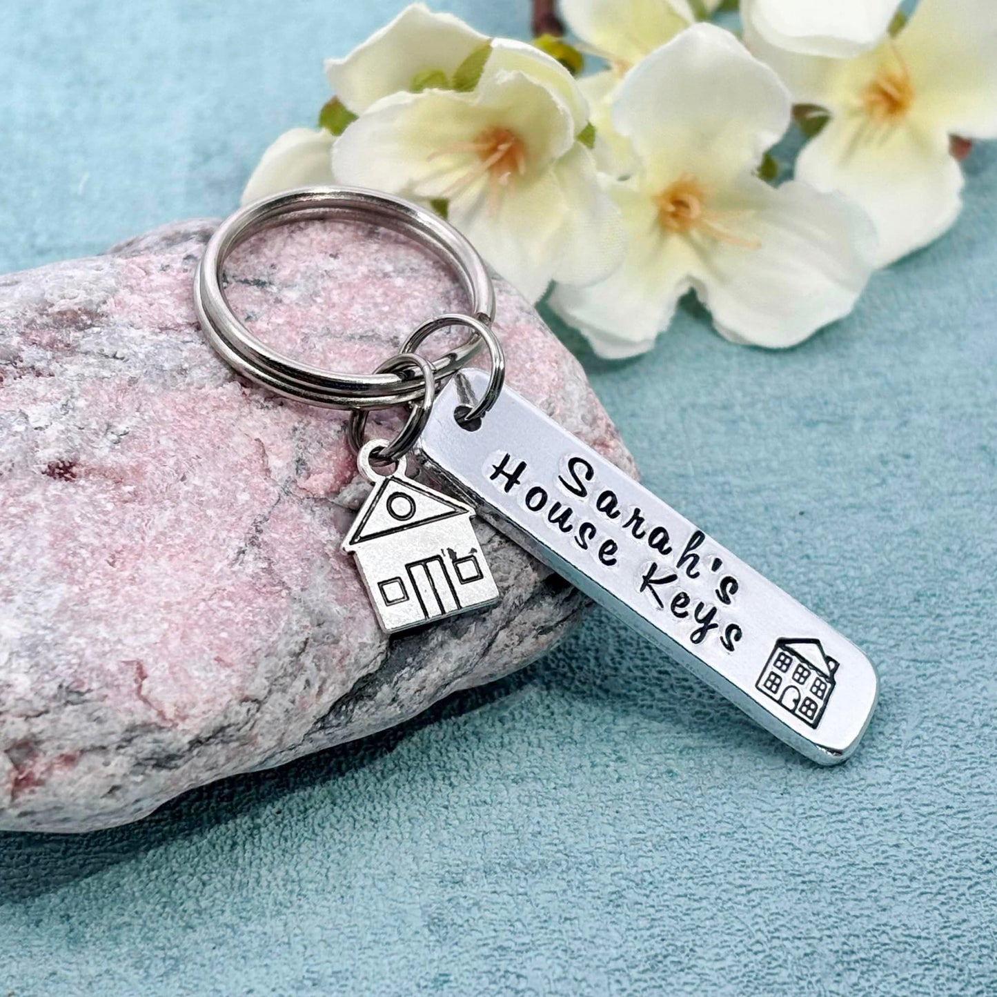 Personalised House Keys Keyring