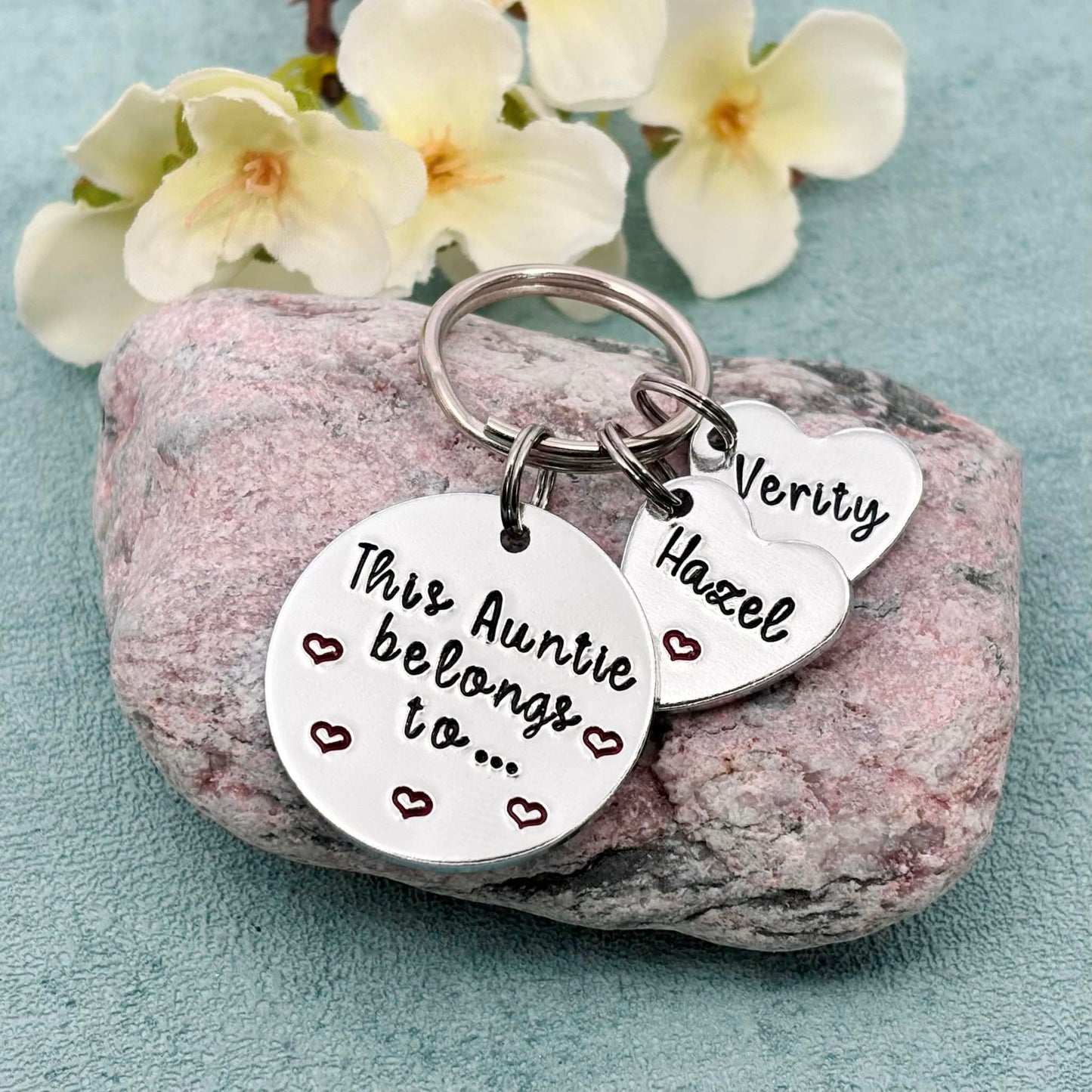 'This Auntie Belongs To' Keyring