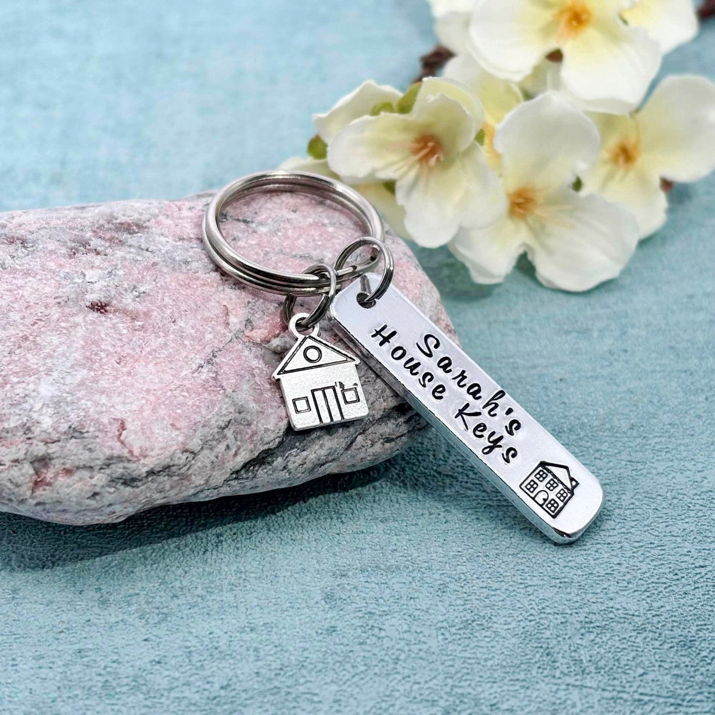 Personalised House Keys Keyring