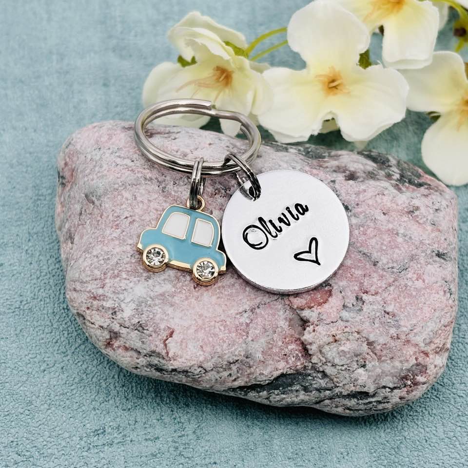 New Driver Keyring, First Car Gift, Just Passed Personalised Keyring