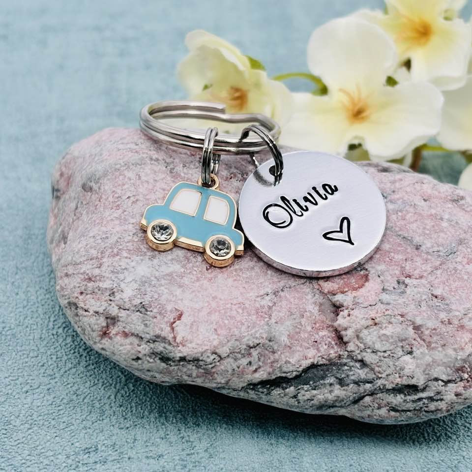 New Driver Keyring, First Car Gift, Just Passed Personalised Keyring