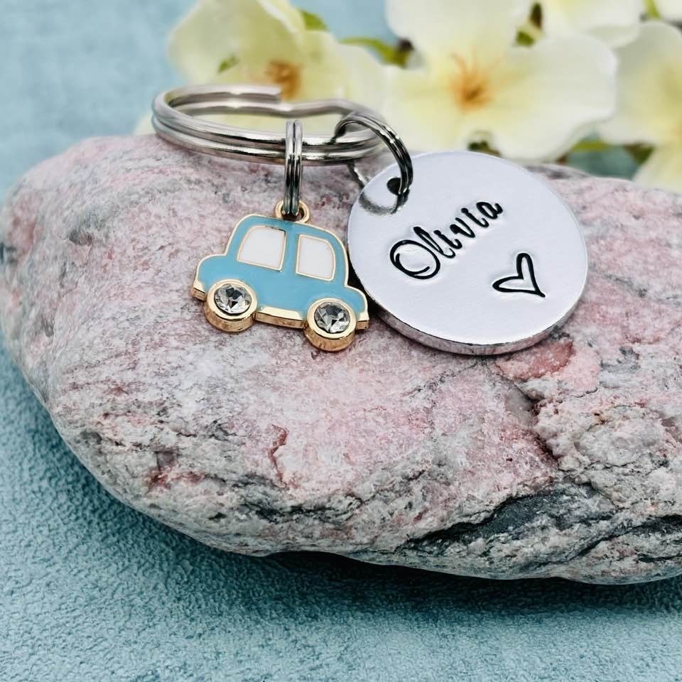 New Driver Keyring, First Car Gift, Just Passed Personalised Keyring