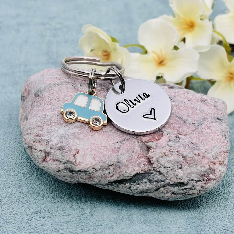 New Driver Keyring, First Car Gift, Just Passed Personalised Keyring