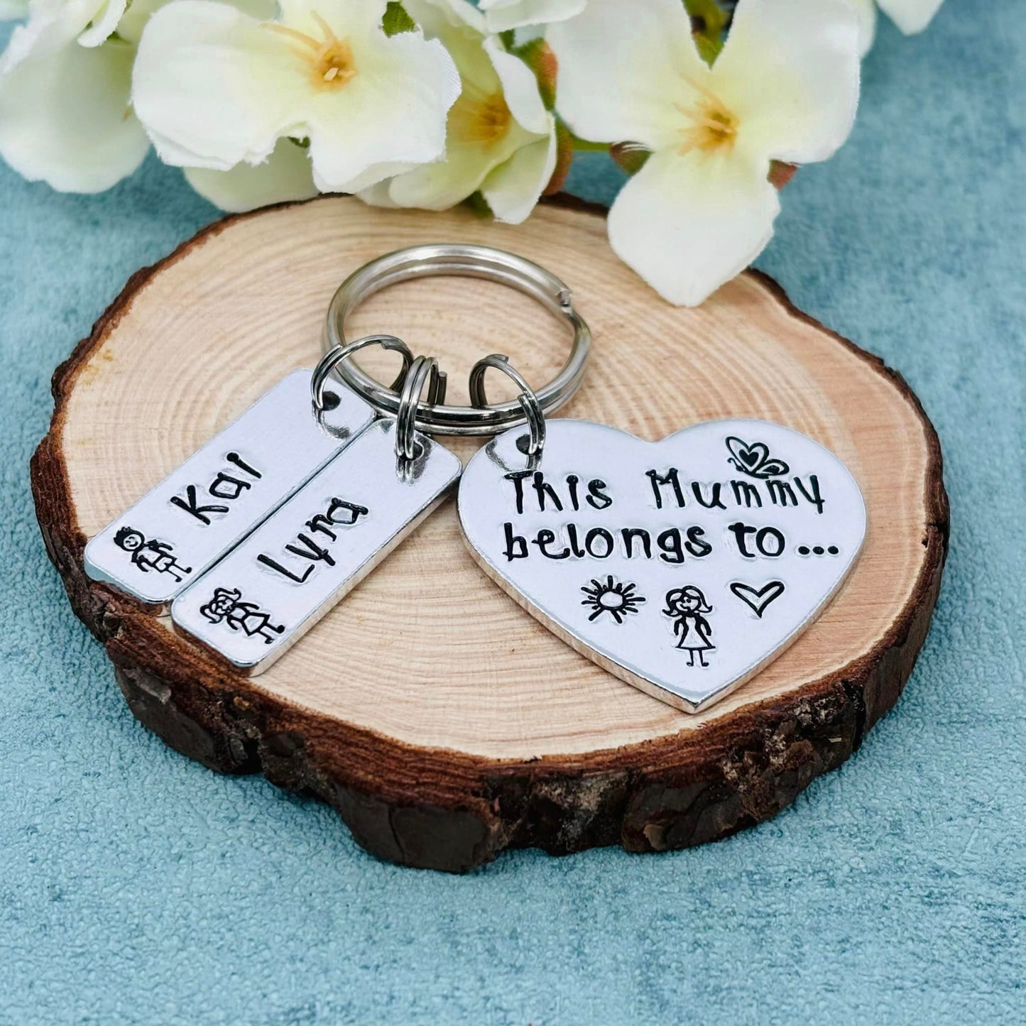 'This Mummy Belongs To' Keyring