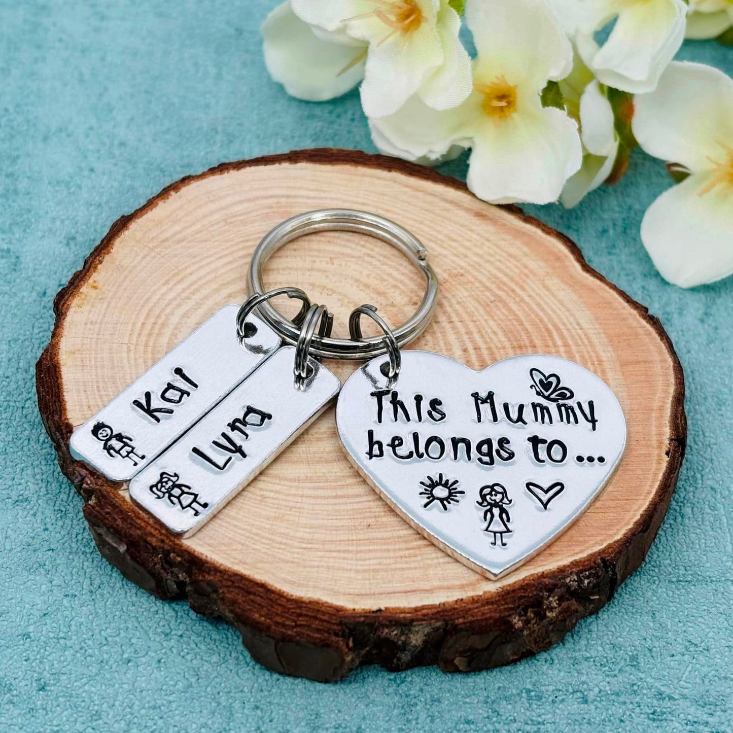 'This Mummy Belongs To' Keyring