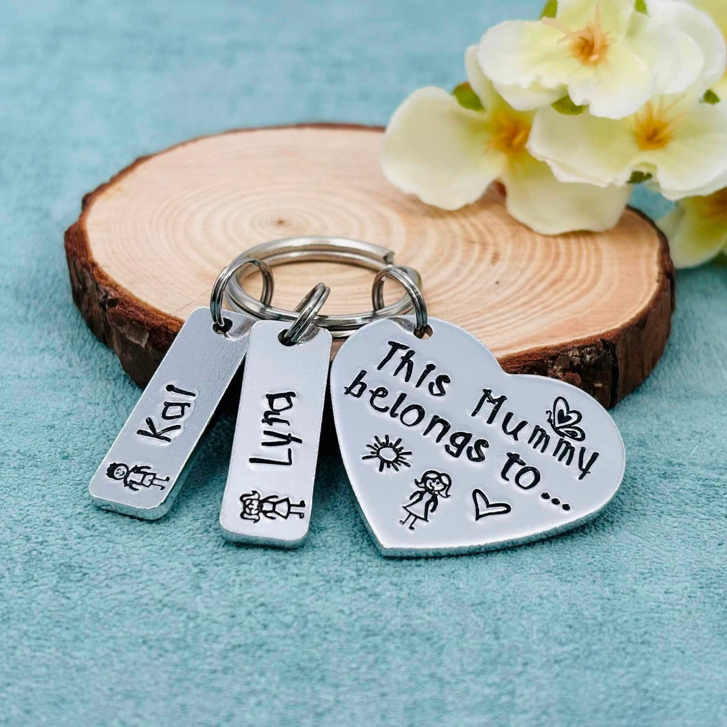 'This Mummy Belongs To' Keyring