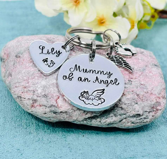 'Mummy/Daddy of an Angel' Keyring