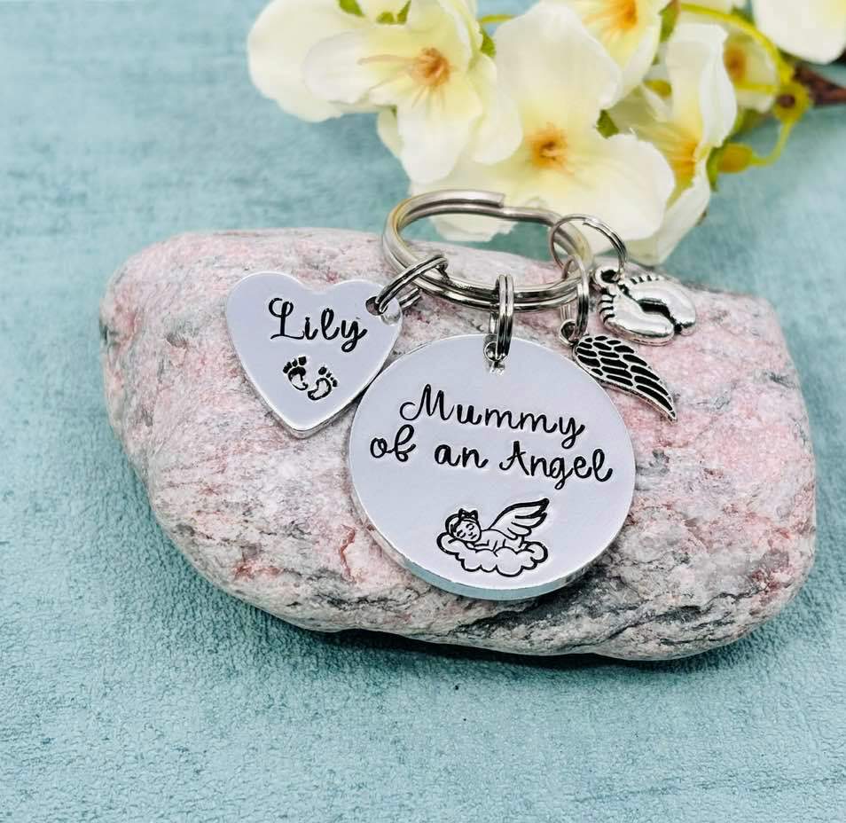 'Mummy/Daddy of an Angel' Keyring
