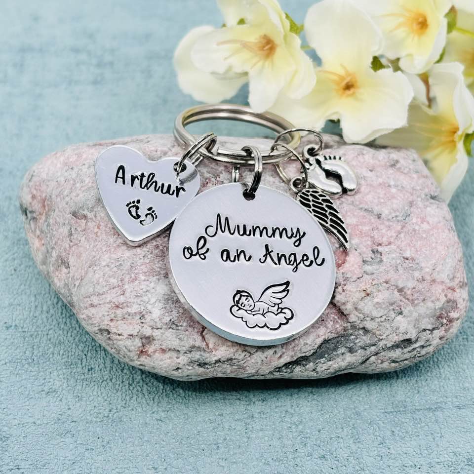 'Mummy/Daddy of an Angel' Keyring