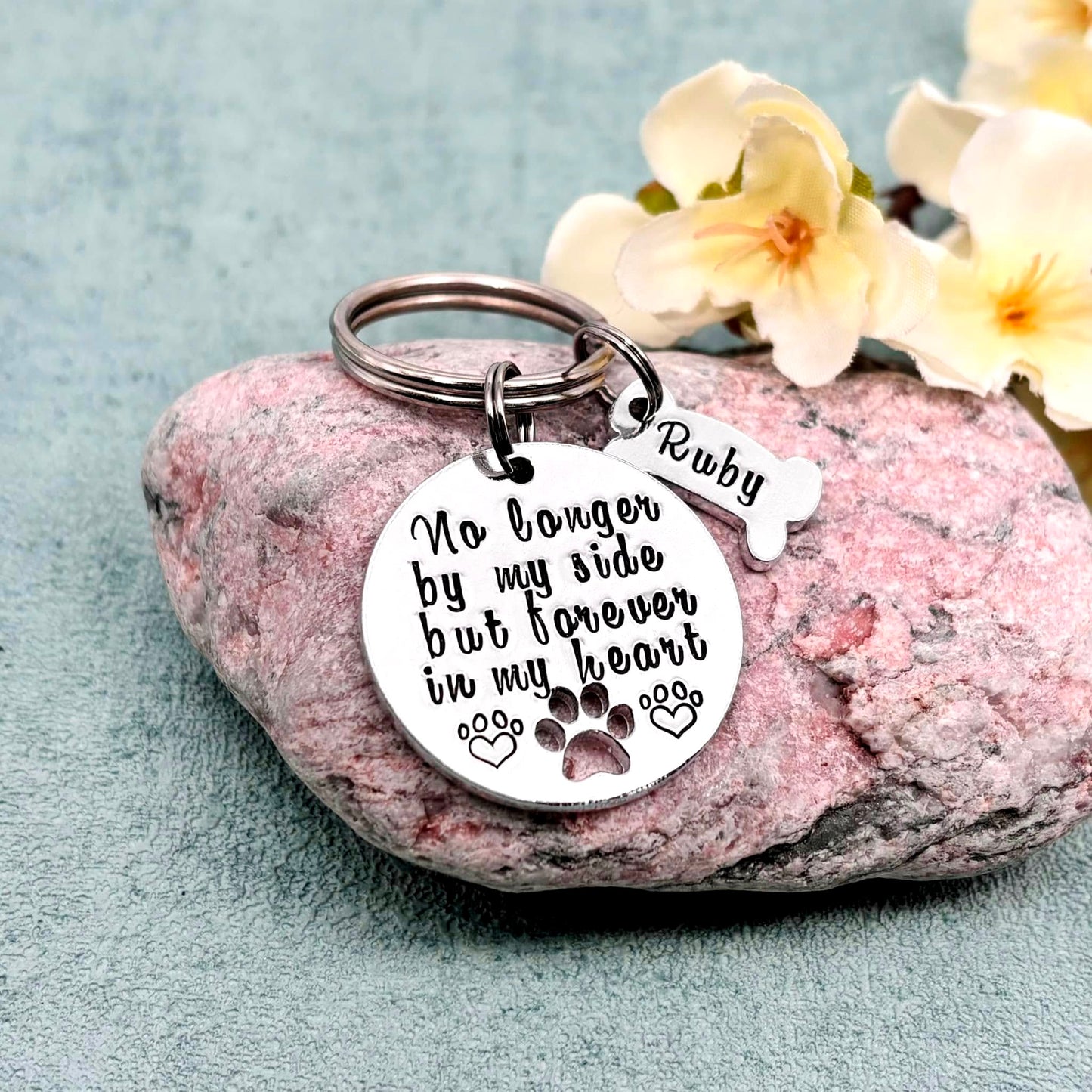Dog Memorial Keyring