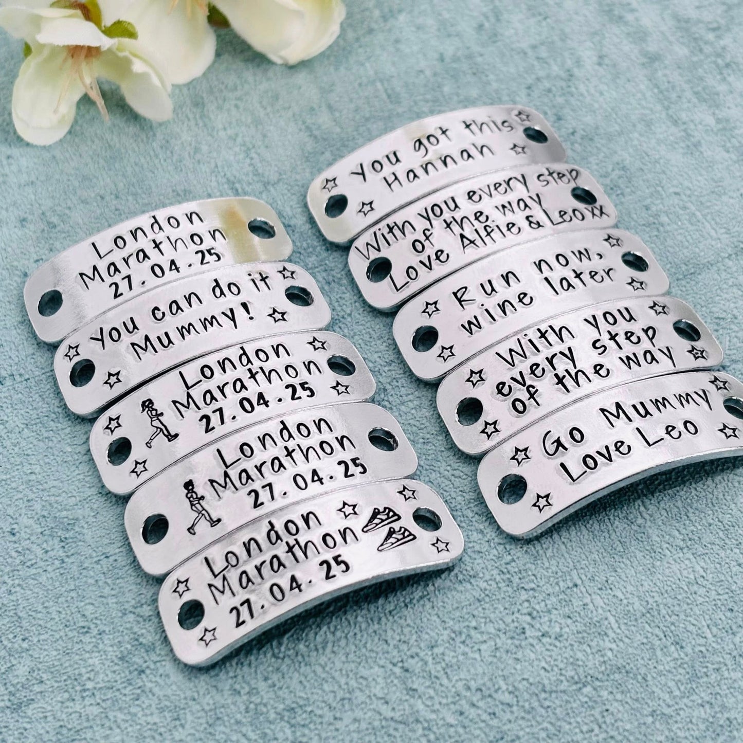 Marathon Trainer Tags, Running Shoe Tags